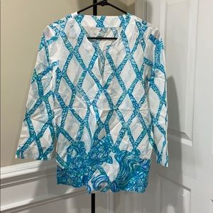 Lilly Pulitzer Amelia Island Tunic Size S